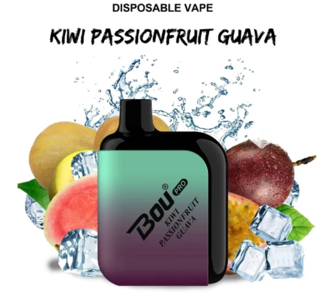 VAPERS BOU PRO 7000 PUFFS KIWI PASSIONFRUIT GUAVA